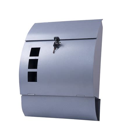 Modern Galvanized Metal Residential Mailboxes Outdoor Wall Mounted Letterbox