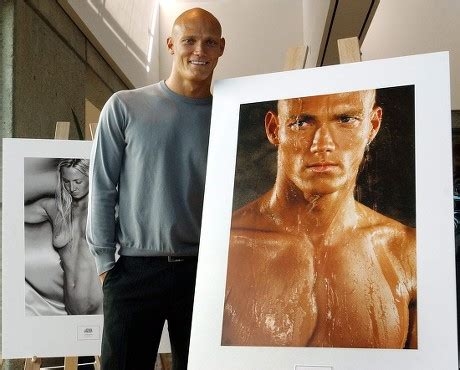 Australian Olympic Swimmer Michael Klim Poses Editorial Stock Photo