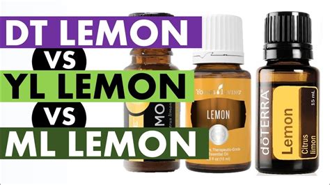 Lemon Essential Oil Doterra Vs Young Living Vs Melaleuca Company Youtube