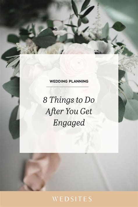 8 Things To Do After You Get Engaged Wedding Planner Website Engagement Couple Ultimate