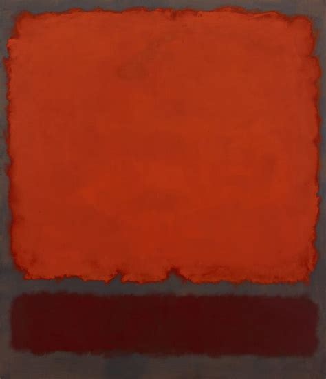Mark Rothko Orange Red And Red 1962 Artsy