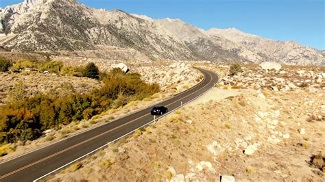 Drone Flight On 395 Highway In Lone Pine Youtube