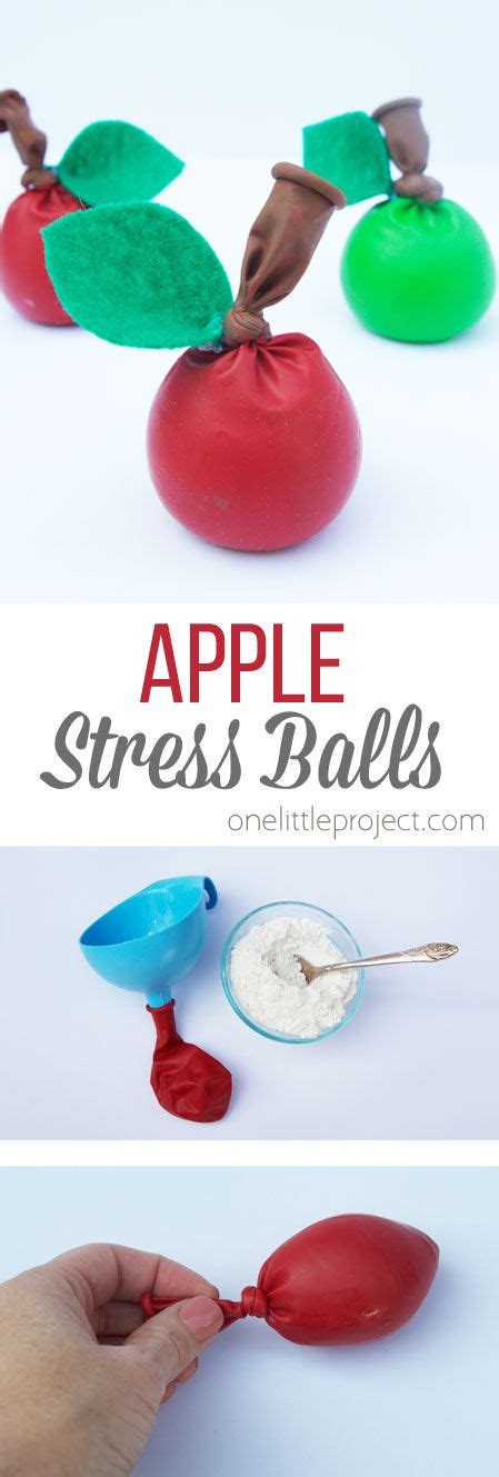 Apple Stress Balls One Little Project Back To School Crafts For Kids