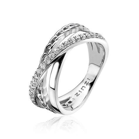 Apakah anda berpikir untuk membeli cz? Zinzi ZIR1360 Zilveren ring met zirkonia | Trendjuwelier.nl