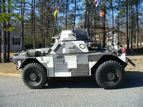 Ferret Armoured Car With Berlin Camo Meant To Hide Agains That Citys