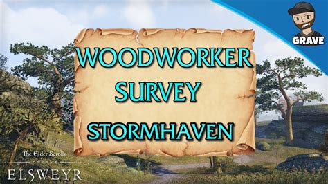 Woodworker Survey Stormhaven Elder Scrolls Online Eso Ps Youtube