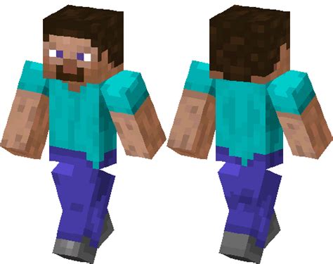 Steve Texture Update Minecraft Skin Minecraft Hub