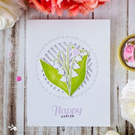 Happy Easter Card By Betsy Veldman For Papertrey Ink February 2018