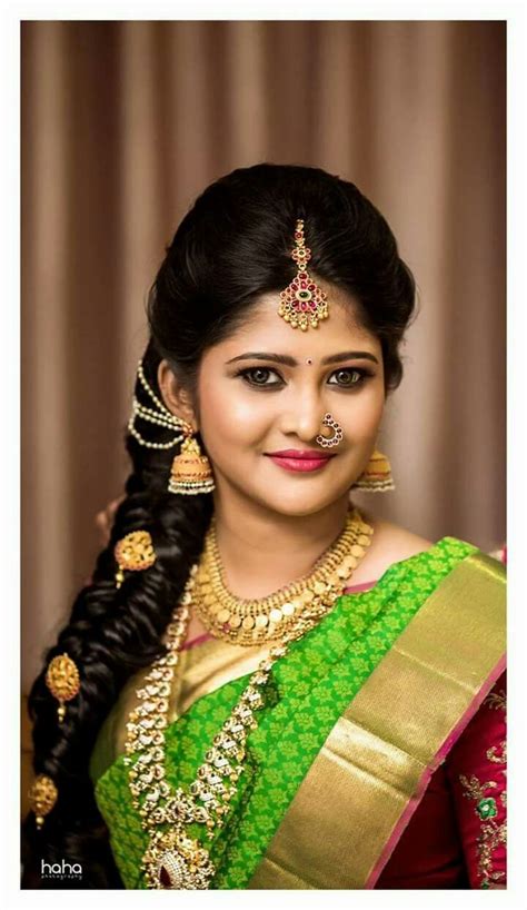Browse wide collection of indian wedding hairstyles for women. Pin by Navashankari on Brides | Indian hairstyles, Indian ...