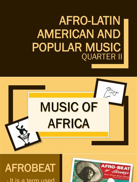 Afro Latin American And Popular Musicpptx String Instruments Sound