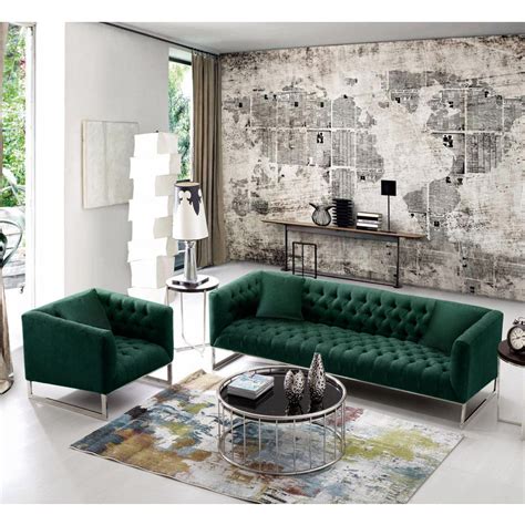 Brielle Sofa Green • Lux Lounge Efr 888 247 4411