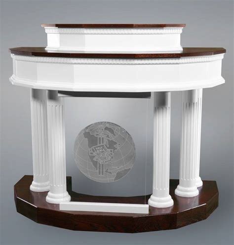 8300 Series Pulpit W Plexiglas Front Church Furniture Design Church