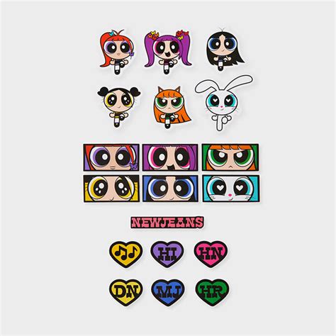 The Powerpuff Girls X Newjeans Sticker Pack Line Friendsus