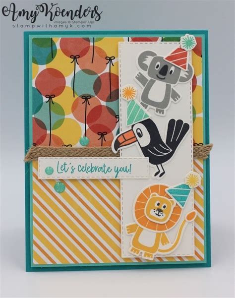 Stampin Up Bonanza Buddies Birthday Card For The Ink It Stamp It