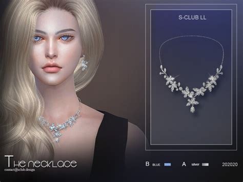 Butterfly Necklace 202020 By S Club Ll At Tsr Sims 4 Updates