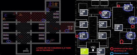 33 Five Nights At Freddys 1 Map Maps Database Source