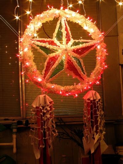 Christmas Parol A Colorful And Traditional Christmas Symbol In The