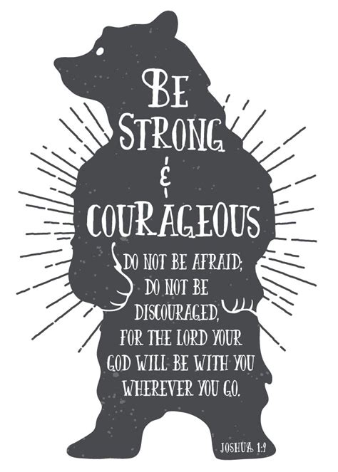 be strong and courageous joshua 1 9 seeds of faith