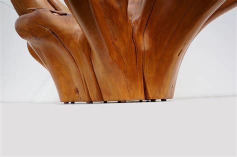 This teak root coffee table including a round 55 inch glass is absolutely stunning! Mid-Century Teak Tree Root Coffee Table with Beveled Glass ...