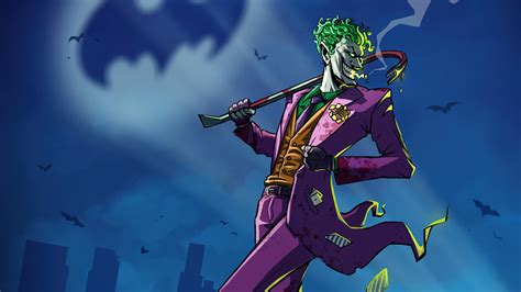 Comics Joker 4k Ultra HD Wallpaper by Paula Giménez