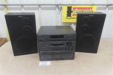 Sony Lbt D107 Stereo System With Speakers