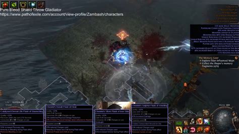 Chance to bleed support is a support gem that grants a chance to bleed the enemy, more damage with bleed, and added physical damage to the attack. POE Build Guide - Red Mist Gladiator (Pure Bleed Shield ...
