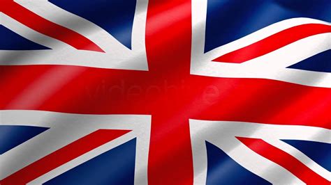 Uk United Kingdom Flag Waving Loop 4k Youtube
