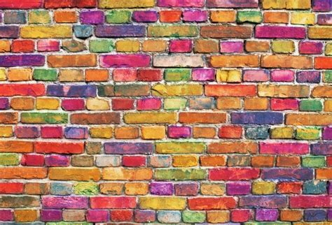 Colorful Brick Wall Background 2431636 Hd Wallpaper