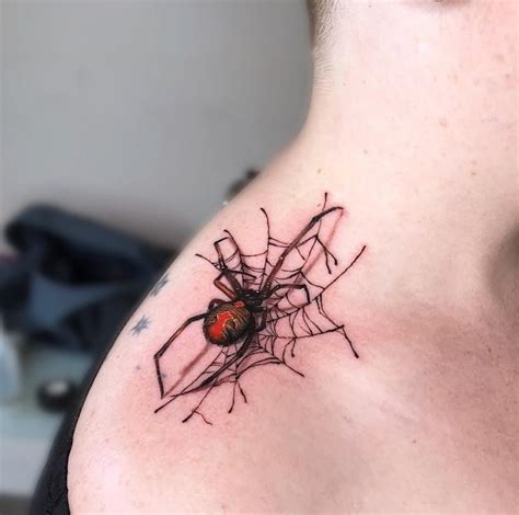 Red Spider Tattoo Tattoos Cool Chest Tattoos Tattoos For Guys