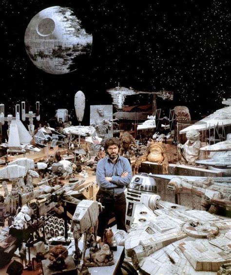 George Lucas Showing Of All The Props And Practical Effects From Star