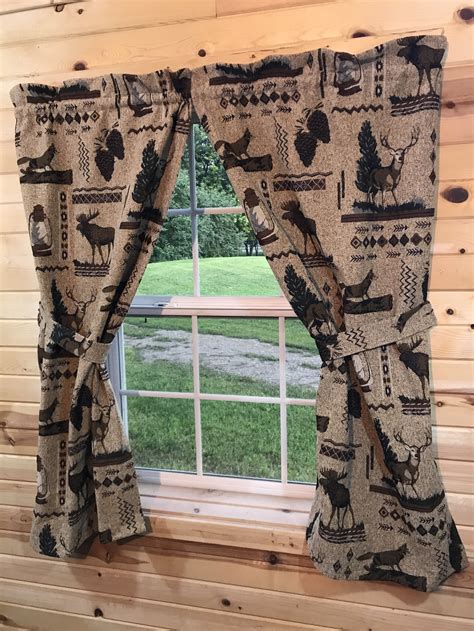 Rustic Cabin Curtains Log Cabin Curtains Vienna Woodworks