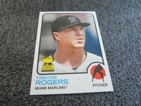 2022 Topps Heritage Mlb All Star Rookie Card Trevor Rogers Marlins 283