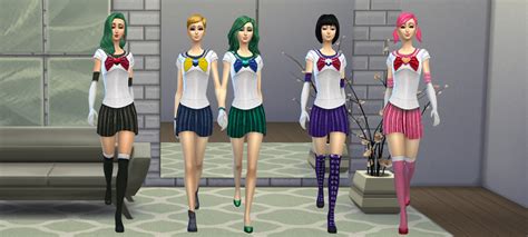 Anime Collection Sailor Moon 2 Los Sims 4 Sims 4 Sims Y Sailor Moon