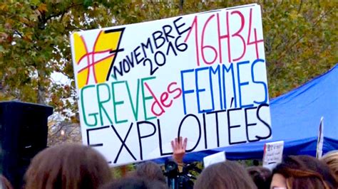 french women protest the gender pay gap