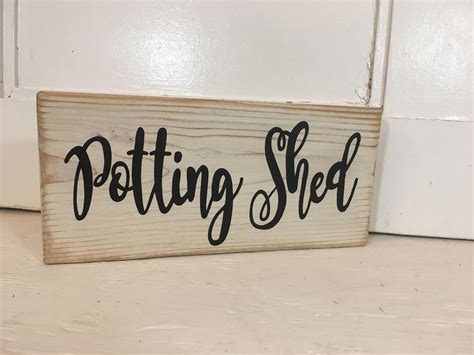 Potting Shed | Potting shed signs, Shop signs, Potting shed
