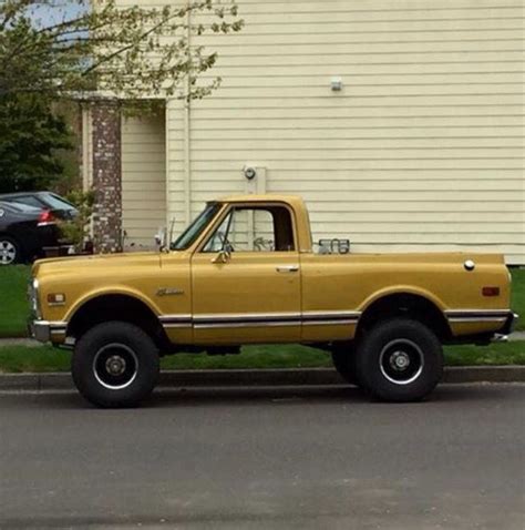 K5 Blazer Conversion To Short Bed Pick Up Truck 1968 Chevy Truck