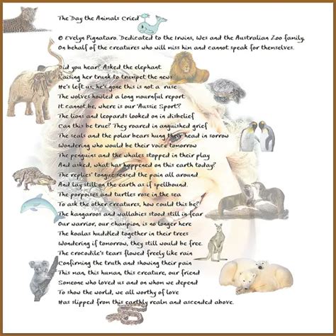 Endangered Animal Poems