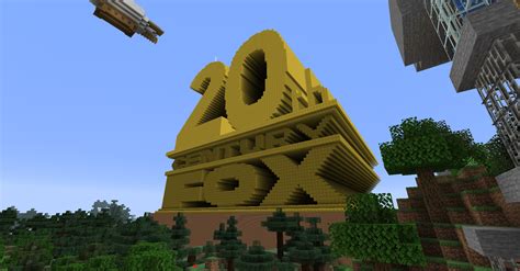 My Brother And I Made The 20th Century Fox Logo Over 100 Blocks Tall