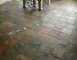 Photos of Slate Floor Tiles Installation