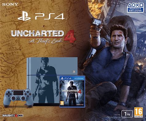 Playstation 4 1tb Console Limited Uncharted 4 A Thiefs End Edition