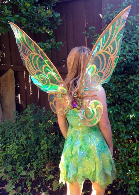 De Dos Tinkerbell Wings Fairy Costume Halloween Women