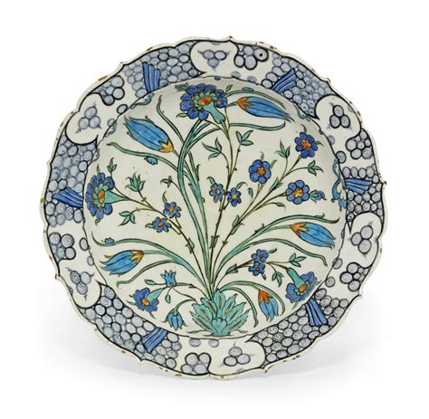 An Iznik Pottery Dish Ottoman Turkey Circa Christie S