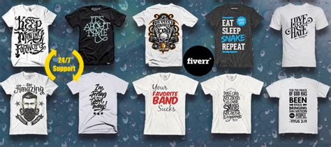 Create Eyecatching Typographic Tshirt Design Within 4 Hours By Ahasan789 Fiverr