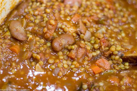 Fava Bean Soup With Lentils For St Josephs Day Homemade Italian Cooking