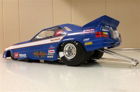 A Rear Shot Of My Modified Version Of The Blue Max Funny Car Model