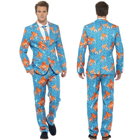 mens stand out suits stag do party new comedy funny fancy dress costume