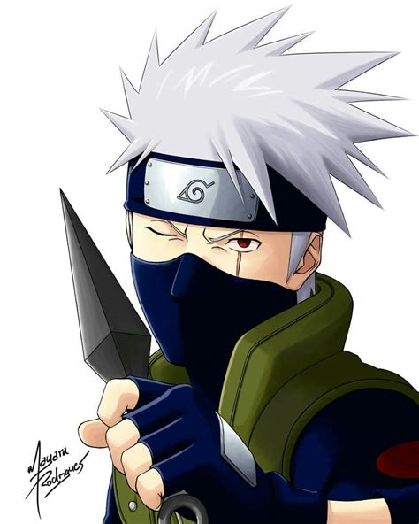 How To Draw Kakashi Hatake From Naruto Como Desenhar