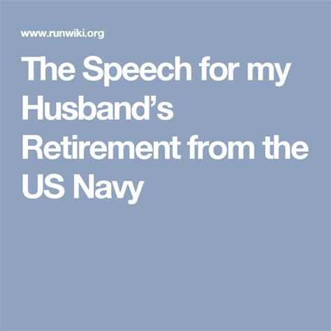 Retirement Speech Examples For Military Coverletterpedia