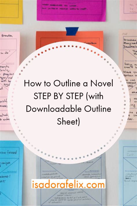 How To Outline A Novel Step By Step With Downloadable Novel Outline