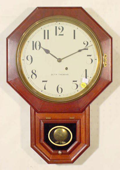 Seth Thomas 12″ Drop Octagon Wall Clock Price Guide